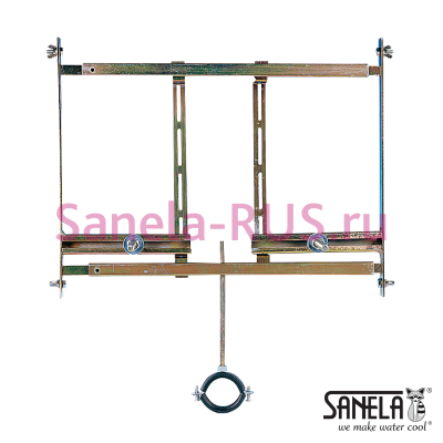 Монтажная рама для писсуара с радарным устройством смыва SLR 01 арт: 08010 Sanela Чехия (фото, схема)