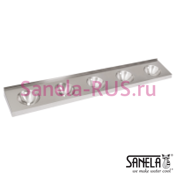 Нержавеющая раковина с пятью чашами без облицовки SLUN 61 Нержавеющая раковина с пятью чашами без облицовки SLUN 61