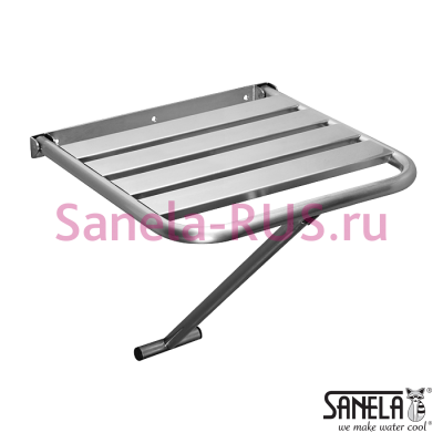 Нержавеющее откидное сиденье в душ SLZM 06 арт: 49060 Sanela Чехия (фото, схема)