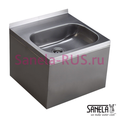 Нержавеющая раковина SLUN 13 арт: 93130 Sanela Чехия (фото, схема)