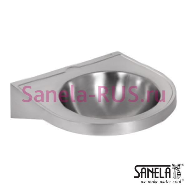 Нержавеющая раковина для инвалидов матовая SLUN 47X Нержавеющая раковина для инвалидов матовая SLUN 47X