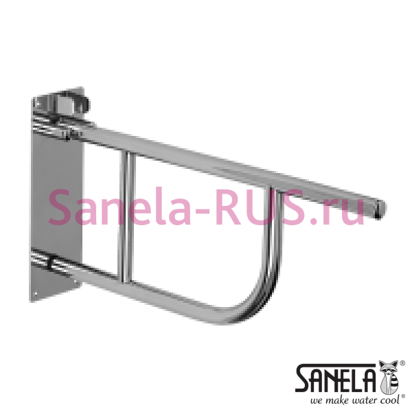 Нержавеющий откидной поручень 830мм SLZM 01D