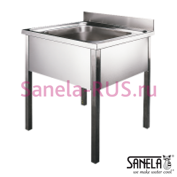 Нержавеющая мойка на ножках SLUN 15 Нержавеющая мойка на ножках SLUN 15