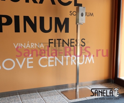 Автоматический дозатор жидкой и гелевой дезинфекции SLZN 71ESB арт: 85718 Sanela Чехия (фото, схема)