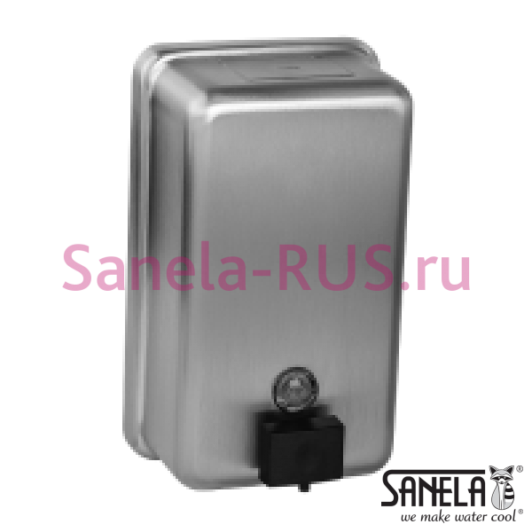 Нержавеющий дозатор жидкого мыла 1,2л SLZN 39